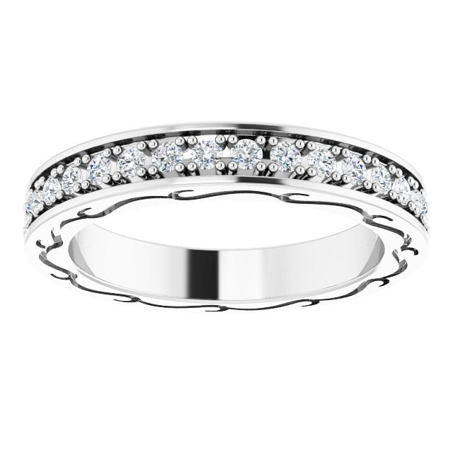 1/2 CTW Natural Diamond Eternity Band, 3.16 x 20.36 mm