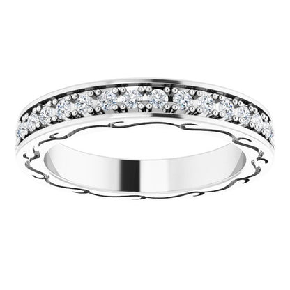 1/2 CTW Natural Diamond Eternity Band, 3.16 x 20.36 mm