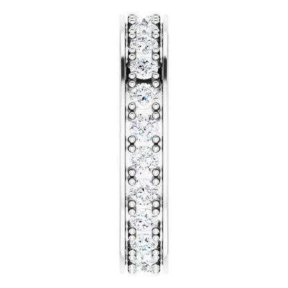 1 CTW Natural Diamond Eternity Band, 2.7 x 21.9 mm