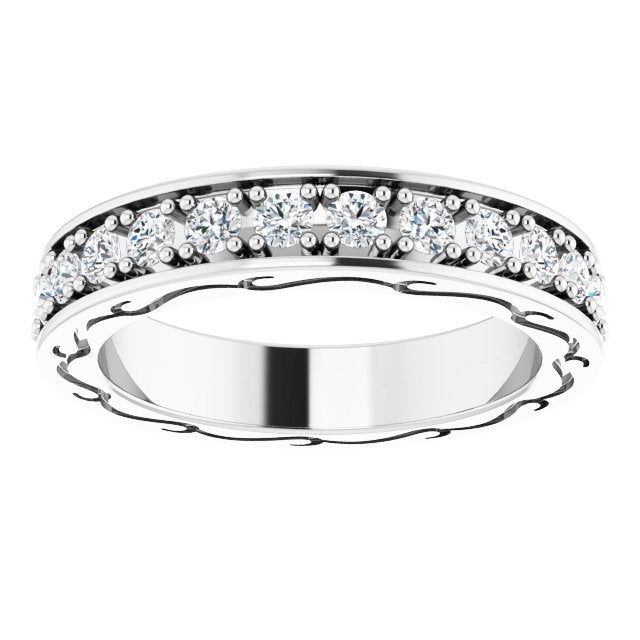 3/4 CTW Natural Diamond Eternity Band, 3.68 x 20.5 mm