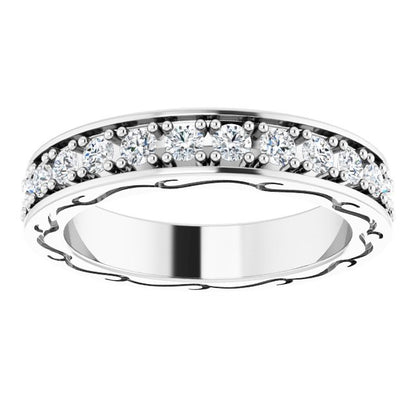 3/4 CTW Natural Diamond Eternity Band, 3.68 x 20.5 mm