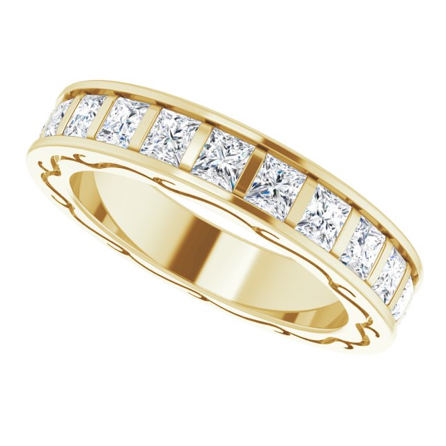 2 1/6 CTW Natural Diamond Eternity Band, 3.83 x 20.84 mm