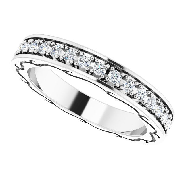 1/2 CTW Natural Diamond Eternity Band, 3.16 x 20.36 mm