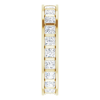 2 1/6 CTW Natural Diamond Eternity Band, 3.83 x 20.84 mm