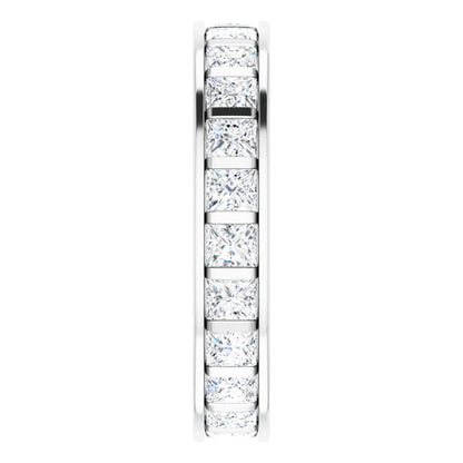 2 1/6 CTW Natural Diamond Eternity Band, 3.83 x 20.84 mm