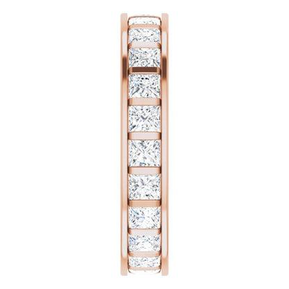 2 1/6 CTW Natural Diamond Eternity Band, 3.83 x 20.84 mm