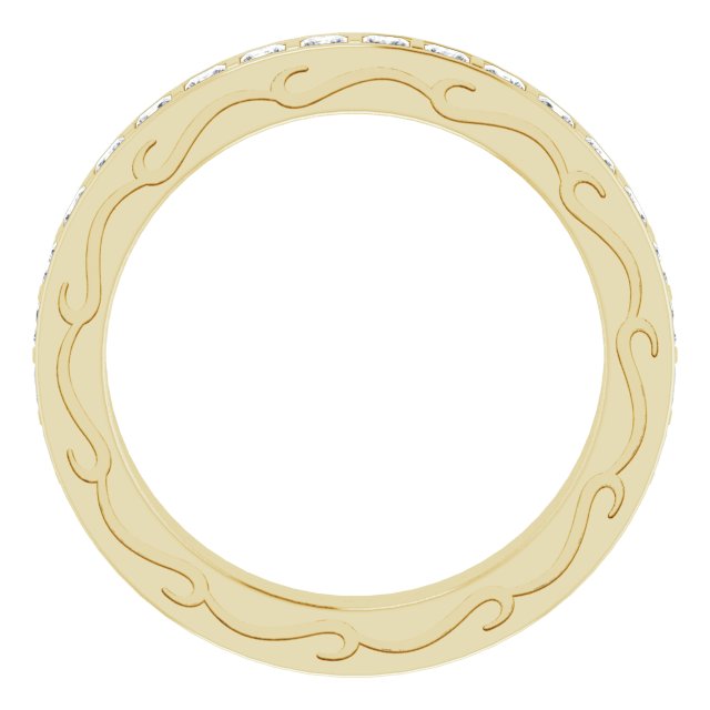 1 CTW Natural Diamond Eternity Band, 2.7 x 21.9 mm