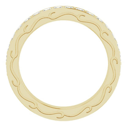 1 CTW Natural Diamond Eternity Band, 2.7 x 21.9 mm
