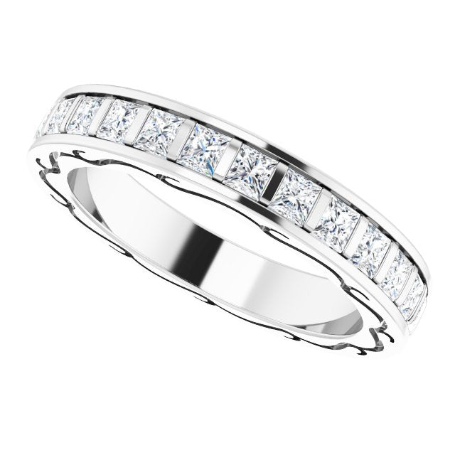9/10 CTW Natural Diamond Eternity Band, 2.7 x 20.27 mm