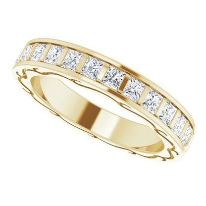 3/4 CTW Natural Diamond Eternity Band, 2.7 x 20.27 mm