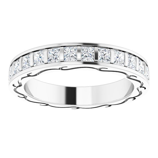 9/10 CTW Natural Diamond Eternity Band, 2.7 x 20.27 mm
