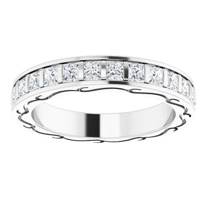 9/10 CTW Natural Diamond Eternity Band, 2.7 x 20.27 mm