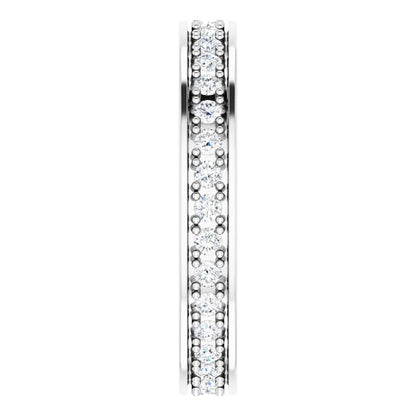 1/2 CTW Natural Diamond Eternity Band, 3.16 x 20.36 mm