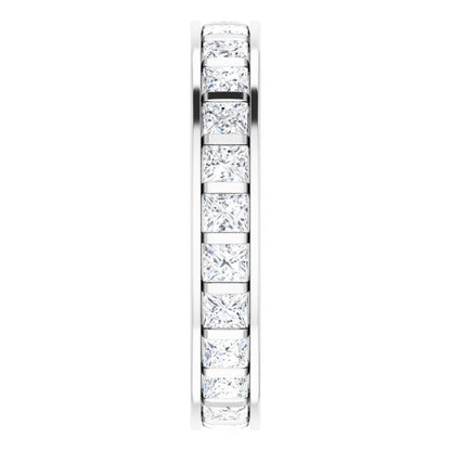 1 3/4 CTW Natural Diamond Eternity Band, 3.55 x 20.5 mm