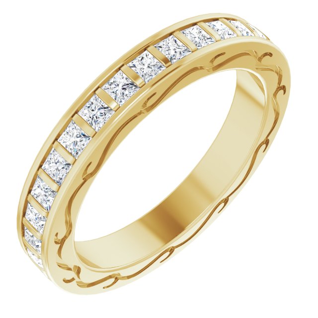 1 CTW Natural Diamond Eternity Band, 2.7 x 21.9 mm