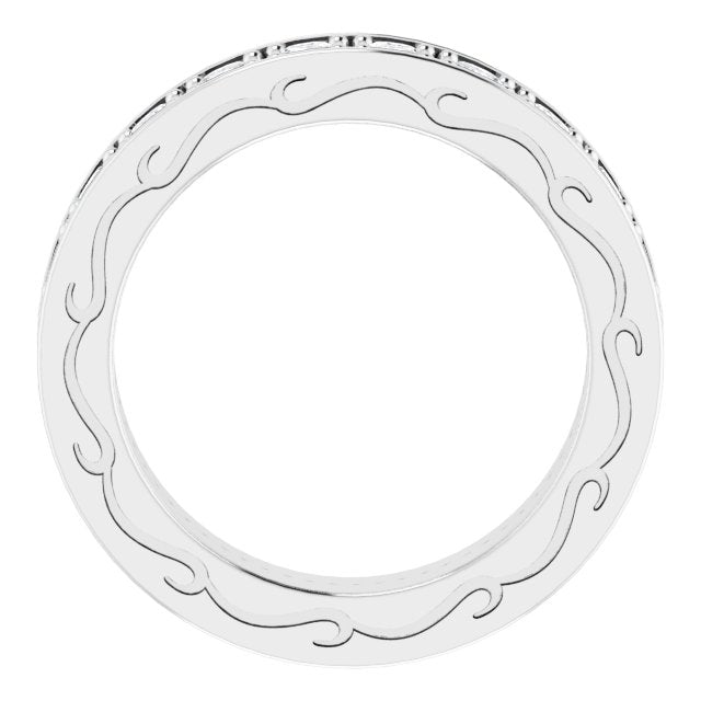 1 1/3 CTW Natural Diamond Eternity Band, 4.19 x 20.84 mm