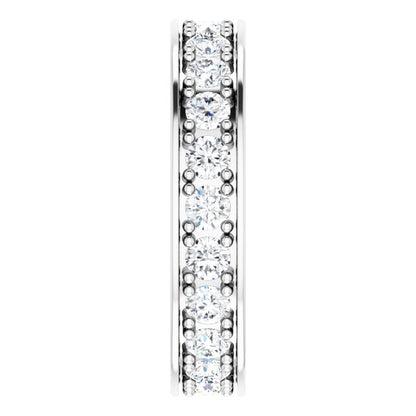 1 1/3 CTW Natural Diamond Eternity Band, 4.19 x 20.84 mm