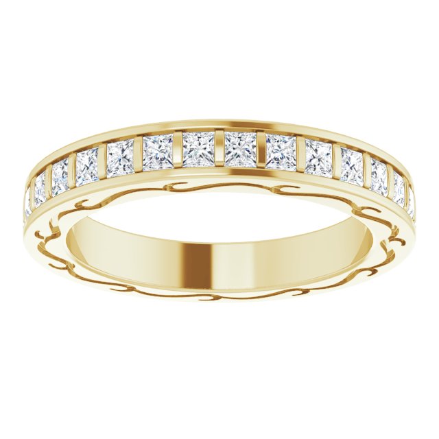 1 CTW Natural Diamond Eternity Band, 2.7 x 21.9 mm