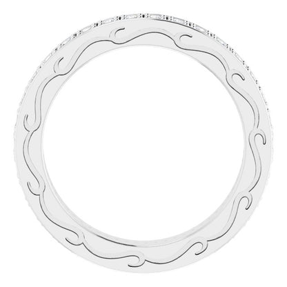 1/2 CTW Natural Diamond Eternity Band, 3.16 x 20.36 mm