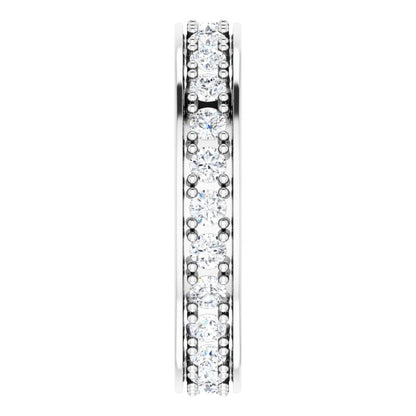 3/4 CTW Natural Diamond Eternity Band, 3.68 x 20.5 mm