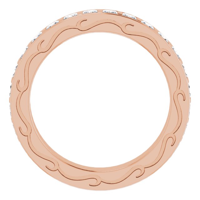 3/4 CTW Natural Diamond Eternity Band, 2.7 x 20.27 mm