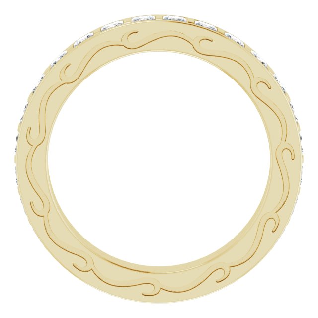 3/4 CTW Natural Diamond Eternity Band, 2.7 x 20.27 mm