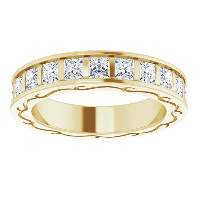 2 1/6 CTW Natural Diamond Eternity Band, 3.83 x 20.84 mm