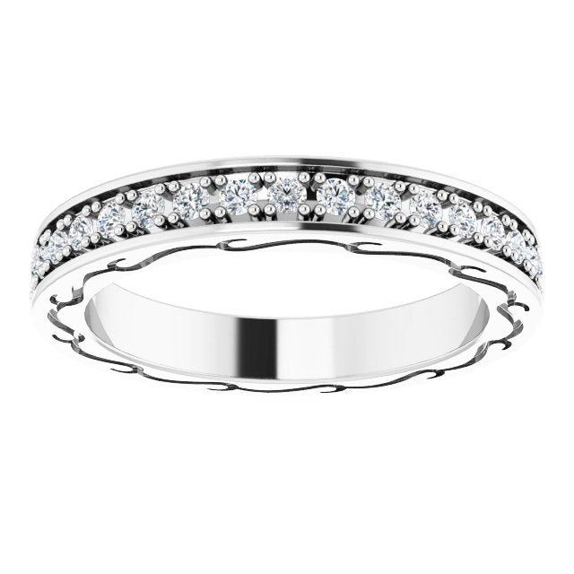 1/2 CTW Natural Diamond Eternity Band, 3.16 x 20.36 mm