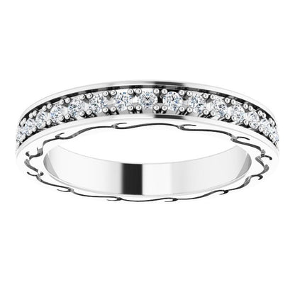 1/2 CTW Natural Diamond Eternity Band, 3.16 x 20.36 mm