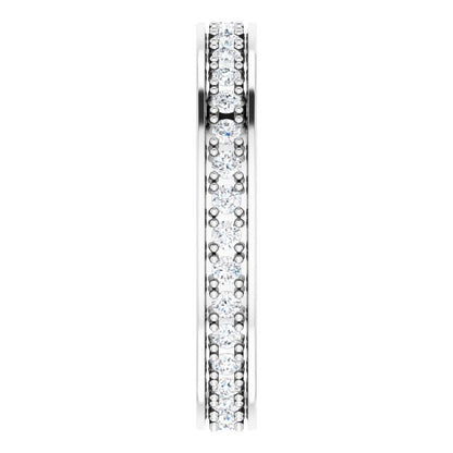 1/2 CTW Natural Diamond Eternity Band, 3.16 x 20.36 mm