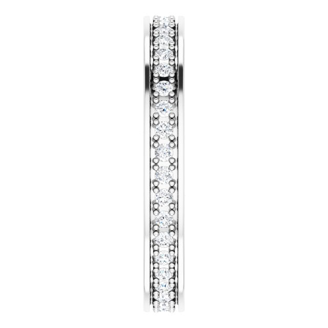 3/8 CTW Natural Diamond Eternity Band, 2.96 x 20.29 mm