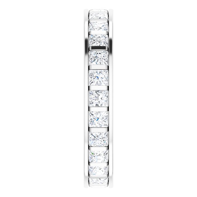 1 7/8 CTW Natural Diamond Eternity Band, 3.55 x 21.32 mm