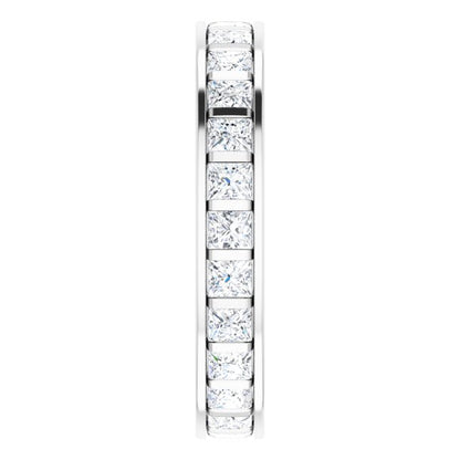 1 7/8 CTW Natural Diamond Eternity Band, 3.55 x 21.32 mm
