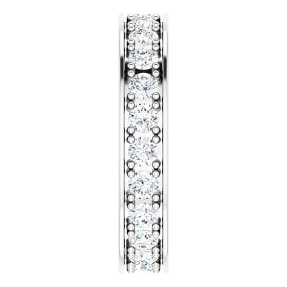 1 3/8 CTW Natural Diamond Eternity Band, 3.26 x 20.38 mm