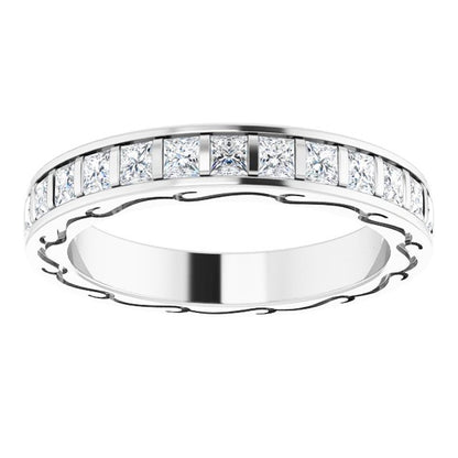 1 1/2 CTW Natural Diamond Eternity Band, 3.26 x 21.2 mm