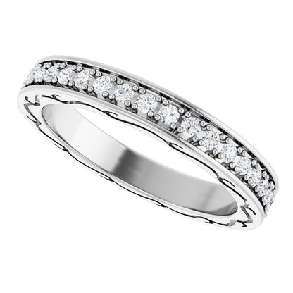 1/2 CTW Natural Diamond Eternity Band, 3.16 x 20.36 mm