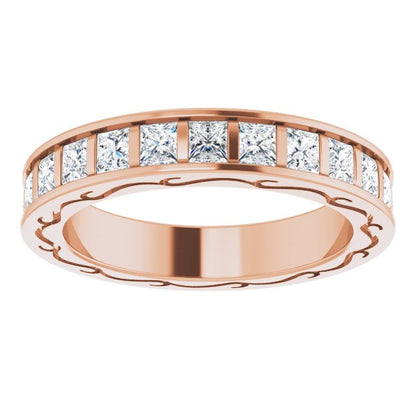 2 1/3 CTW Natural Diamond Eternity Band, 3.83 x 22.45 mm