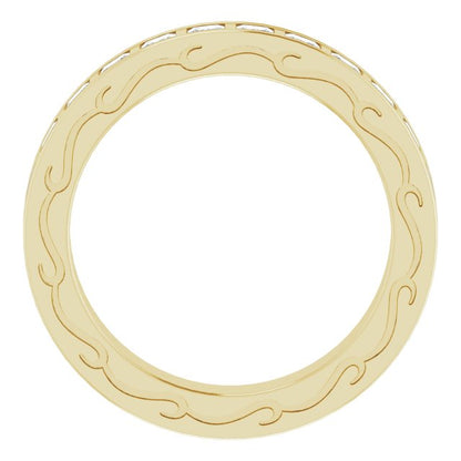 1 3/4 CTW Natural Diamond Eternity Band, 3.55 x 21.32 mm