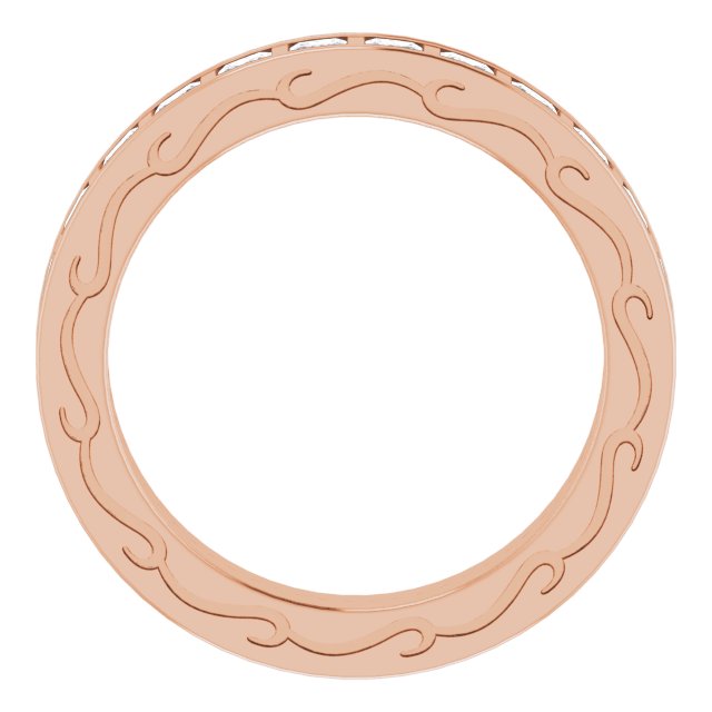 1 3/4 CTW Natural Diamond Eternity Band, 3.55 x 21.32 mm