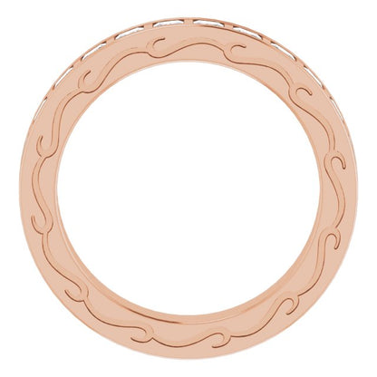 1 3/4 CTW Natural Diamond Eternity Band, 3.55 x 21.32 mm