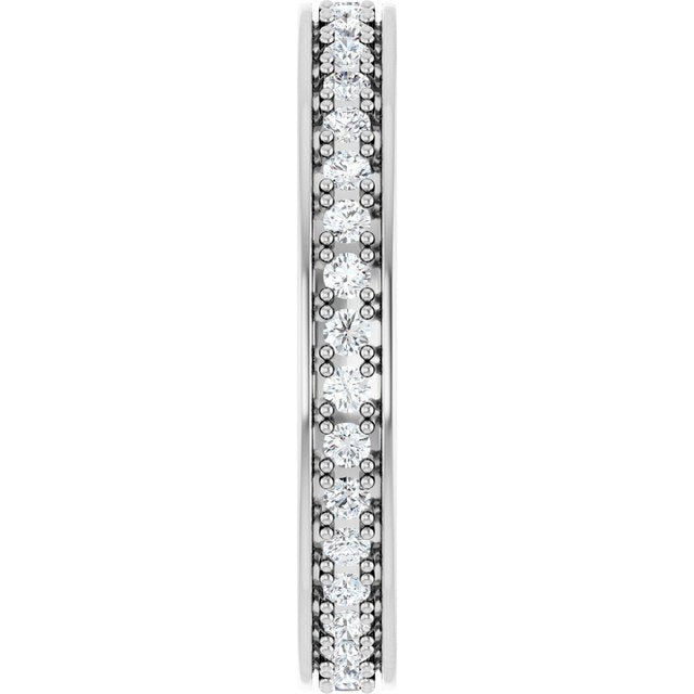 1/2 CTW Natural Diamond Eternity Band, 3.16 x 20.36 mm