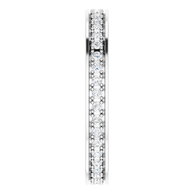 3/8 CTW Natural Diamond Eternity Band, 2.96 x 20.29 mm