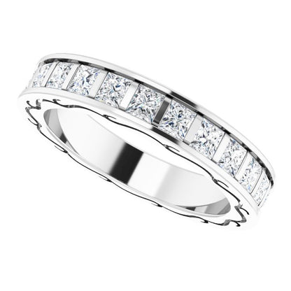 2 1/3 CTW Natural Diamond Eternity Band, 3.83 x 22.45 mm