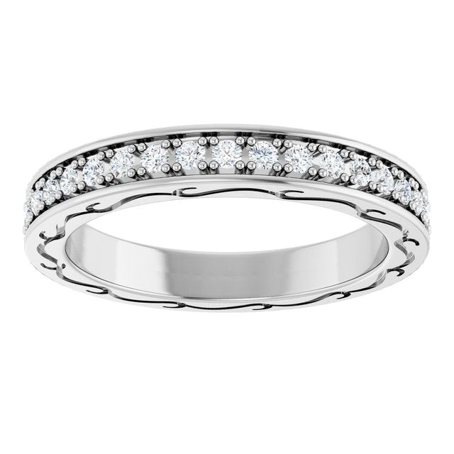 1/2 CTW Natural Diamond Eternity Band, 3.16 x 20.36 mm