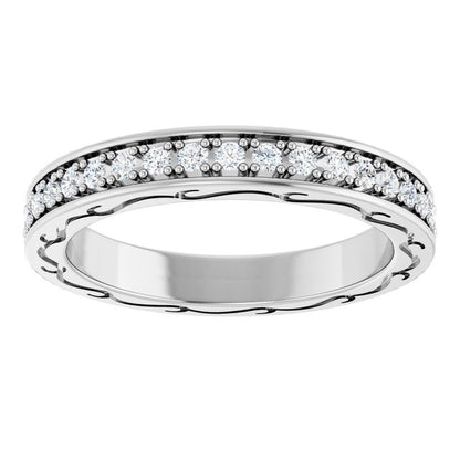 1/2 CTW Natural Diamond Eternity Band, 3.16 x 20.36 mm