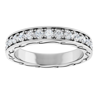 7/8 CTW Natural Diamond Eternity Band, 2.7 x 21 mm
