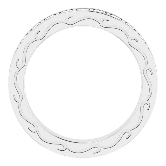 1 9/10 CTW Natural Diamond Eternity Band, 3.55 x 22.14 mm