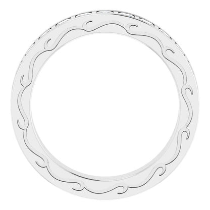 1 9/10 CTW Natural Diamond Eternity Band, 3.55 x 22.14 mm