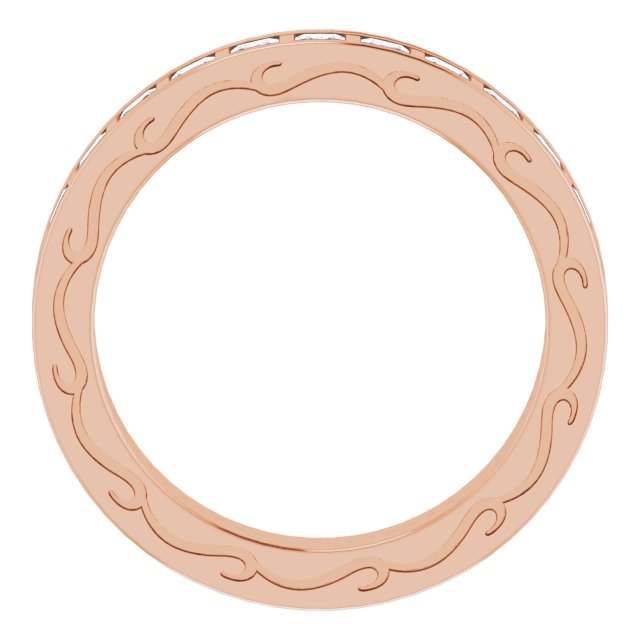 1 7/8 CTW Natural Diamond Eternity Band, 3.55 x 22.14 mm