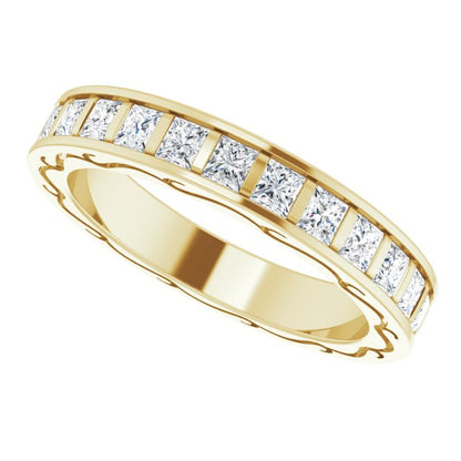 1 7/8 CTW Natural Diamond Eternity Band, 3.55 x 22.14 mm